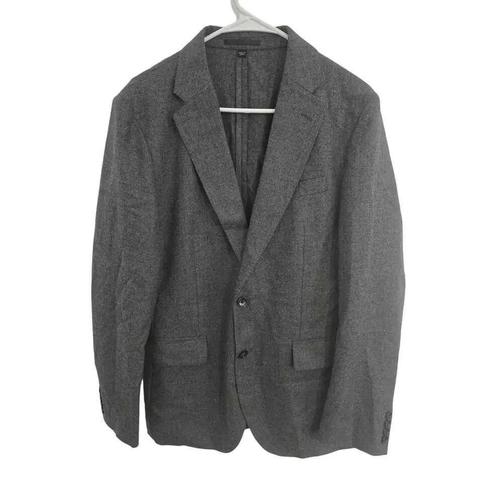 J.crew the ludlow suit jacket gray size 38R english cotton wool blend NWOT. - Picture 1 of 10
